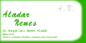 aladar nemes business card